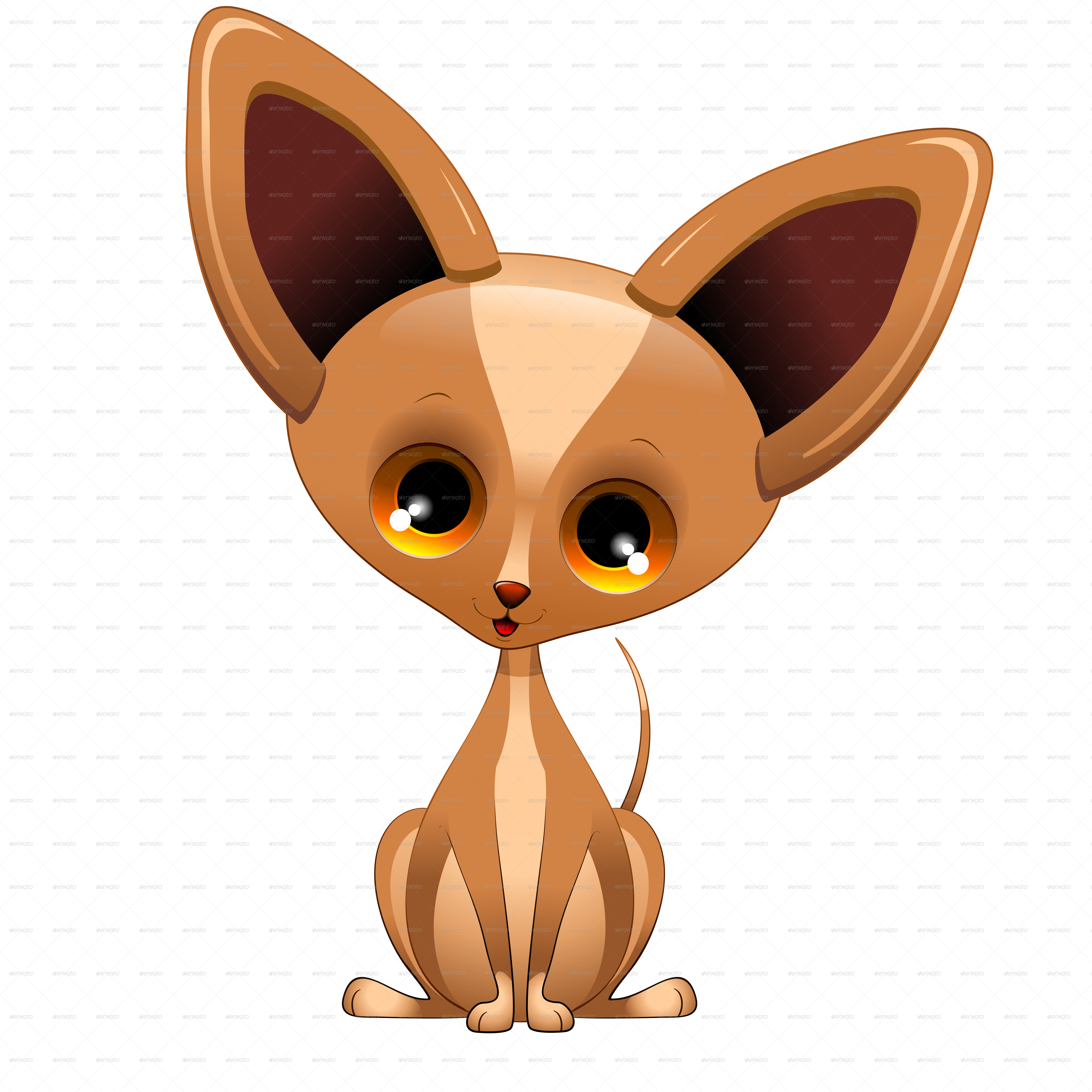 Chihuahua Puppy Dog Cartoon-png 5000 - Dog Chihuahua Mexico Png (5000x5000)