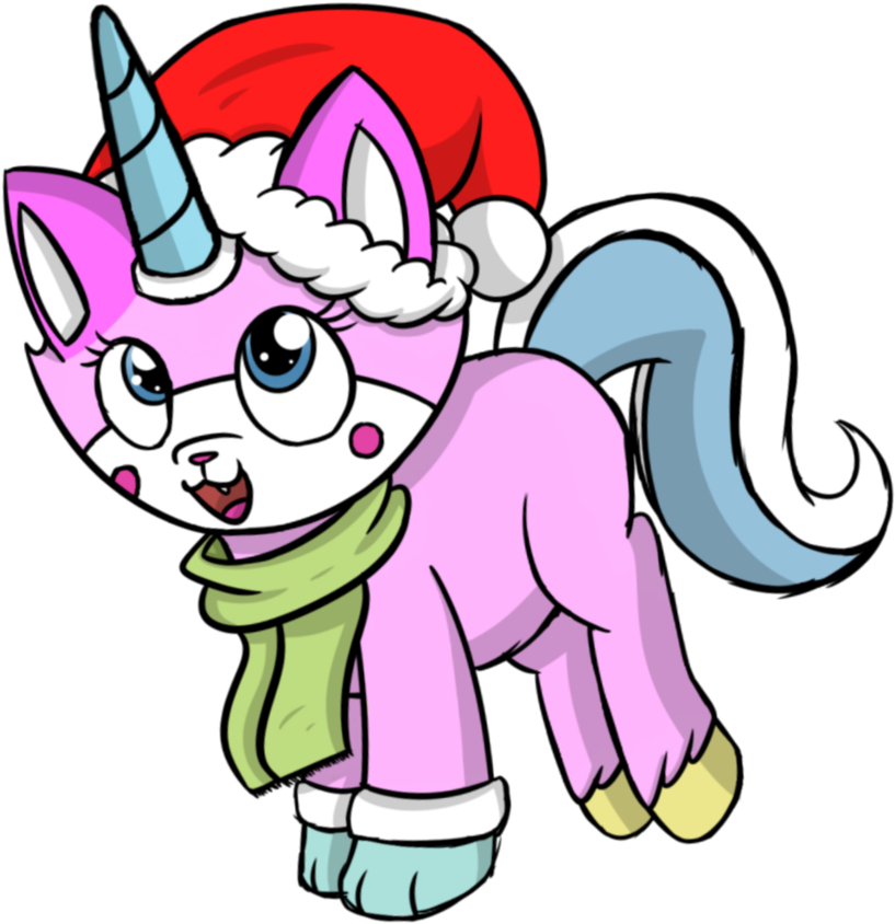 Christmas Unikitty By Mochi-maniac - Cartoon (894x894)