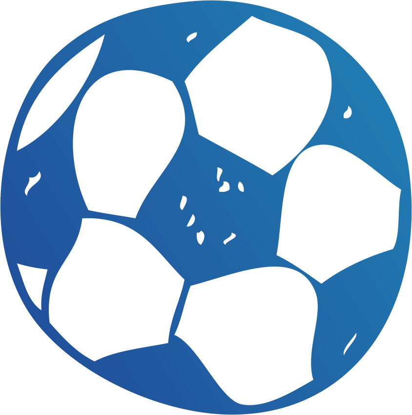 Football Blue Clip Art - Blue Soccer Ball Clip Art (844x850)