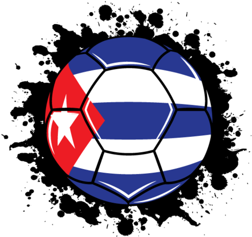 Cuba Flag Soccer Ball Leones Del Caribe Lions Of The - Brazil T Shirt Design (600x566)