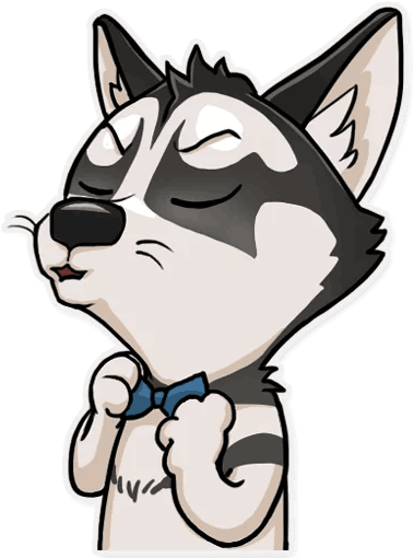 Atony Wolf Sticker Pack Messages Sticker-10 - Youtuber (512x512)