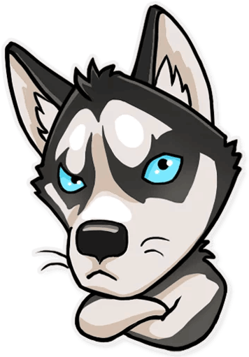 Atony Wolf Sticker Pack Messages Sticker-2 - Cartoon (512x512)