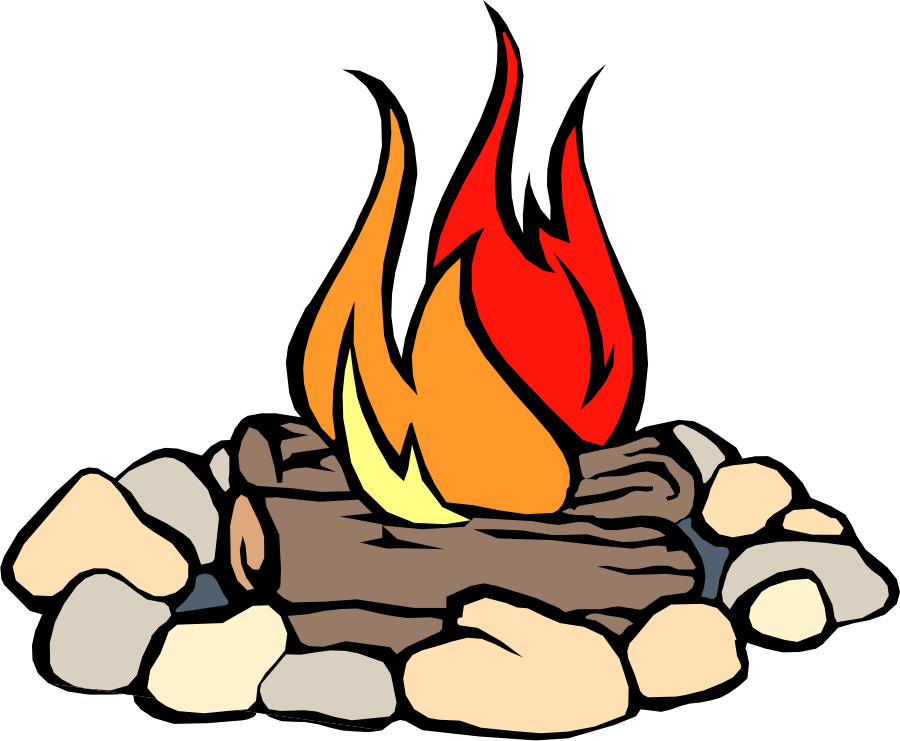 Clipart Of Fire, Pit And Logs - Clipart Of Fire, Pit And Logs (900x741)