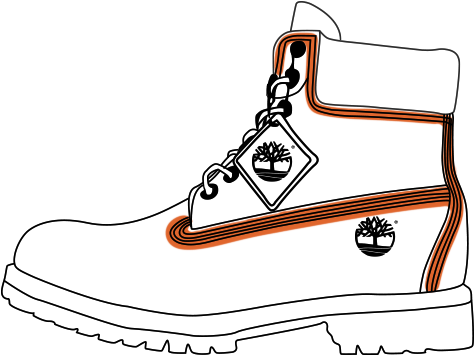 To See Which Part Can Be Customized, Please Move Mouse - Timberland Boots Clipart (680x370)