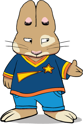 Max And Ruby Clipart Max Ru Characters Roger Cookie - Max And Ruby Characters (285x427)