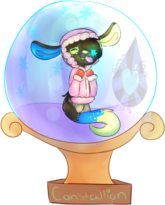 Snowglobe Constallion By Le Luna Productions - Cartoon (894x894)