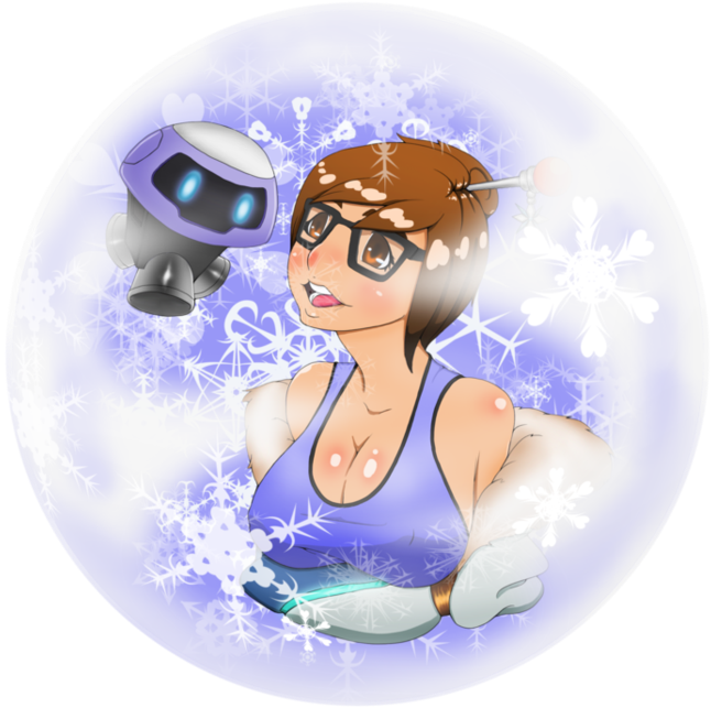 Snow Globe Mei By Shadokage - Cartoon (841x949)