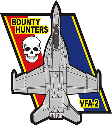 F/a 18 Hornet Vfa 2 Bounty Hunters - Bounty Hunter (361x400)