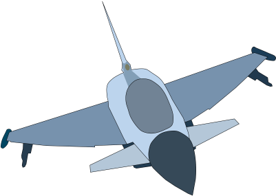 Fighter Plane Clipart - Clip Art (400x400)