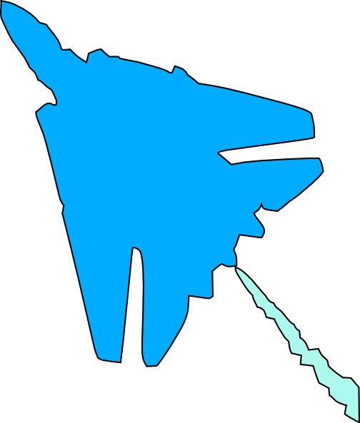 Military Plane Silhouette Clip Art At Clker - Grumman F-14 Tomcat (504x593)