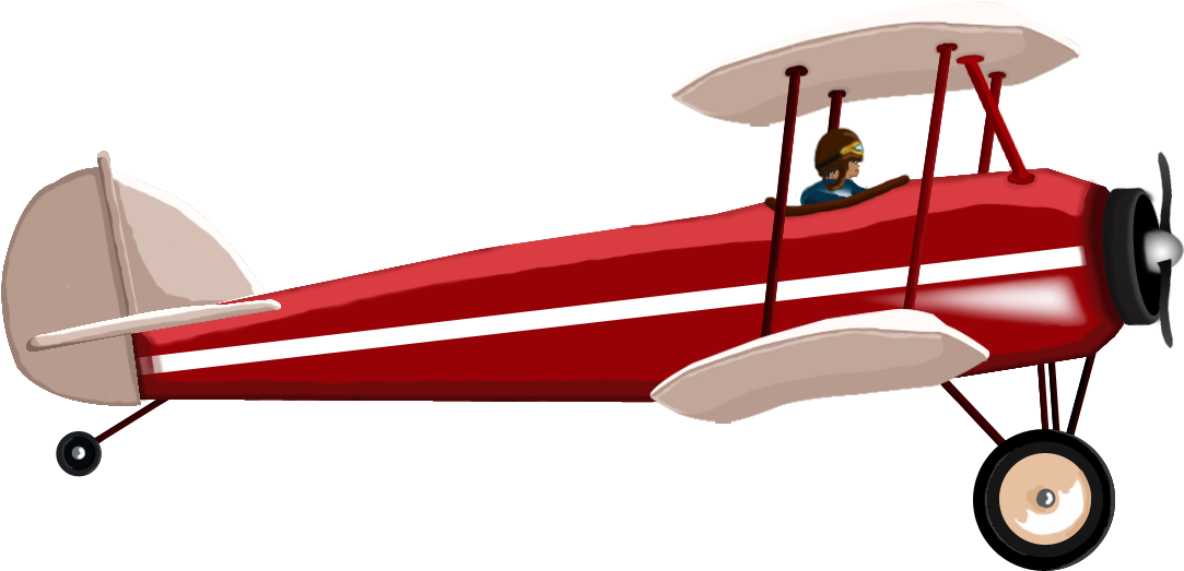 Red Plane, Fighter, Aircraft, Flight Png Image And - Biplane Png (1200x654)