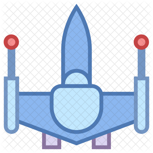 Fighter Plane Icon - Airplane (512x512)