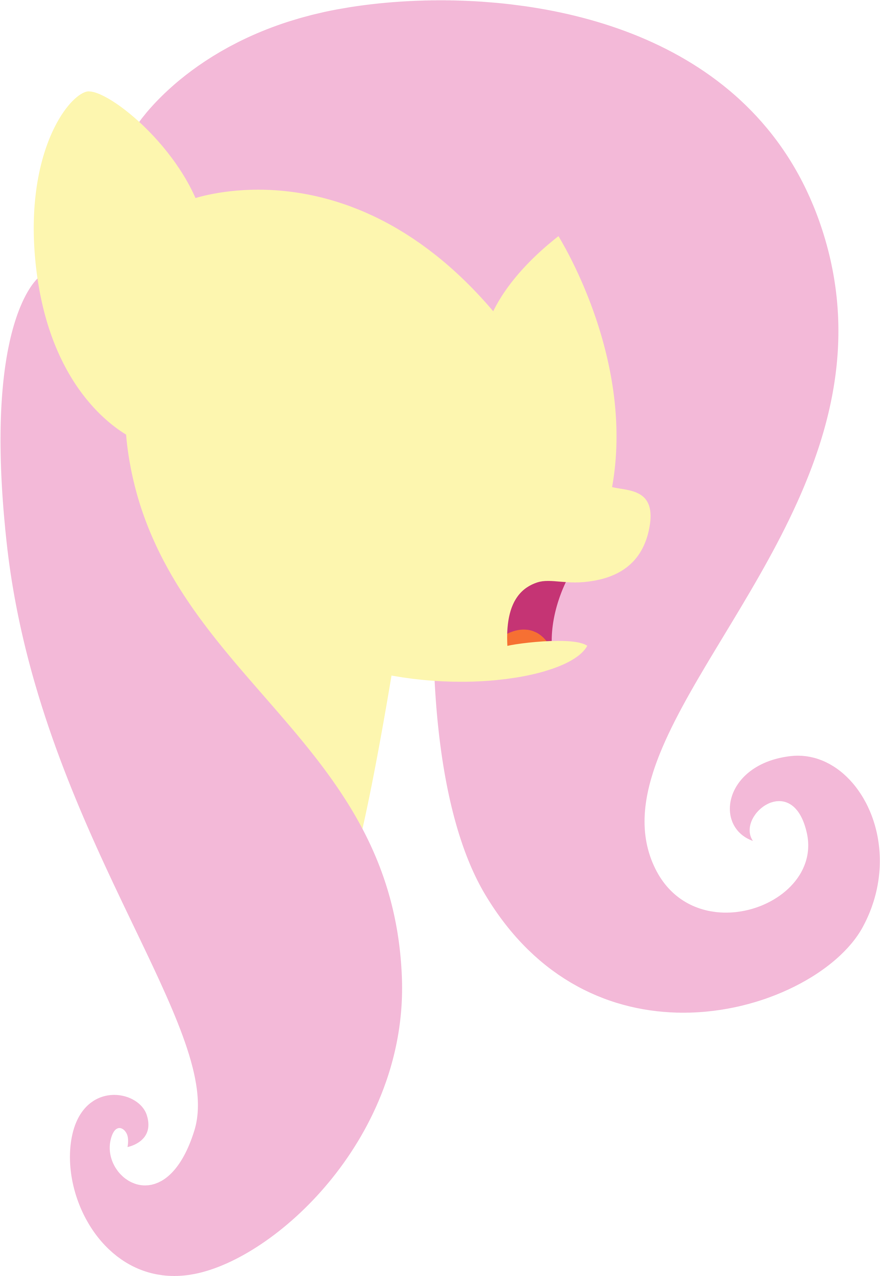 Ltiachan 29 94 Fluttershy Lineless Headshot By Scourge707 - Mlp Fluttershy Headshot (3000x4280)