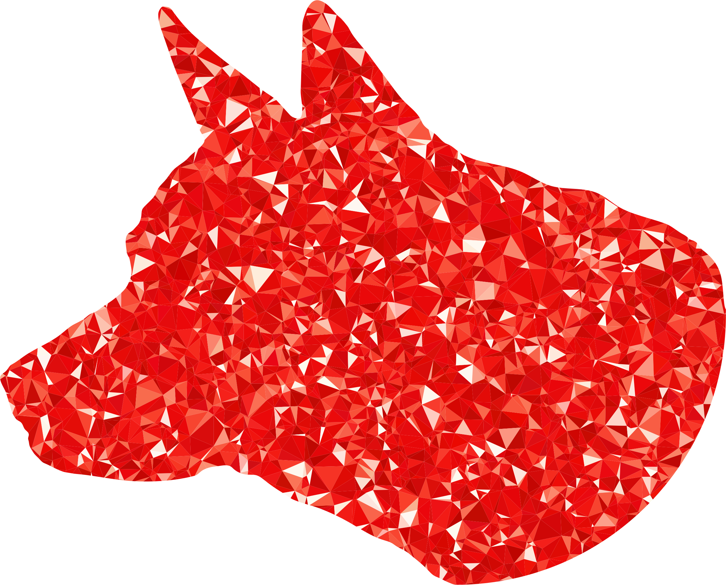 This Free Icons Png Design Of Ruby Dog Head Silhouette - Dog Heaad Silhouette Png (2346x1892)