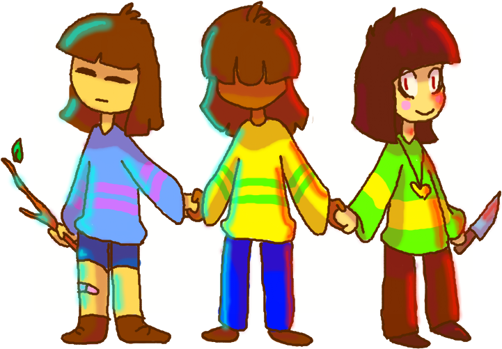 Human Kids By Brightsketch - Undertale Unused Human Sprite (800x600)