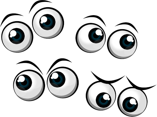 Share This Image - Cute Cartoon Eyes (547x409)