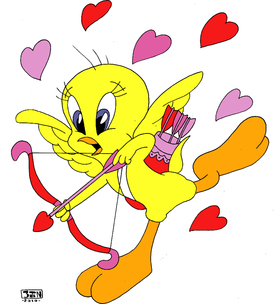 Tweety Cupid By 3ntin Tweety Cupid By 3ntin - Tweety Cupid (900x993)
