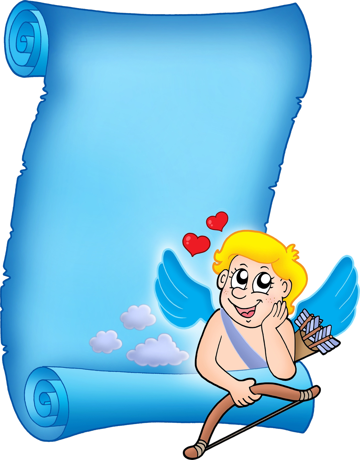 Valentine's Day Parchments Cupids - Editing (1253x1600)