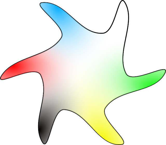 Figure, Round, Gradient, Colorful, Geometric, Color - Clip Art (640x557)