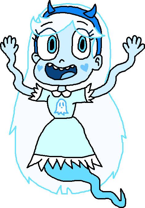 Star Butterfly As A Ghost Vector By Pogorikifan10 - Cartoon (471x675)
