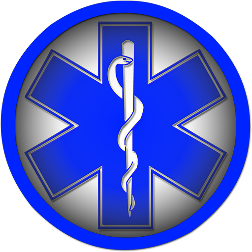 Blue Star Of Life Symbol Round Shape - Star Of Life (512x512)