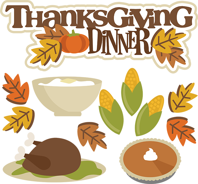 Thanksgiving Dinner Table Clipart (648x602)