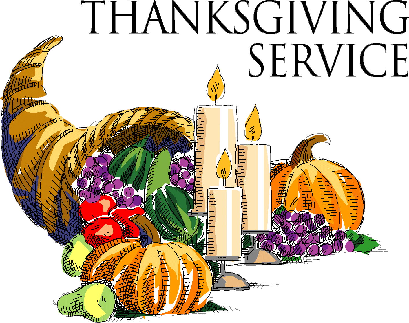 Thanksgiving Worship Clipart - Christian Thanksgiving Clip Art (1412x1116)