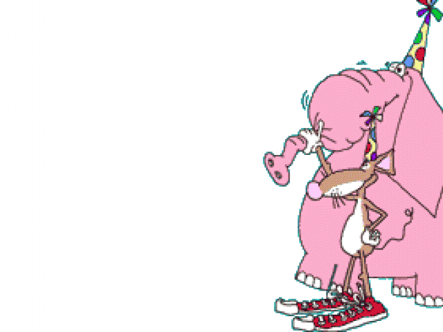 Animated Celebration Clipart - Happy New Year 2017 Gif Cartoon (640x480)