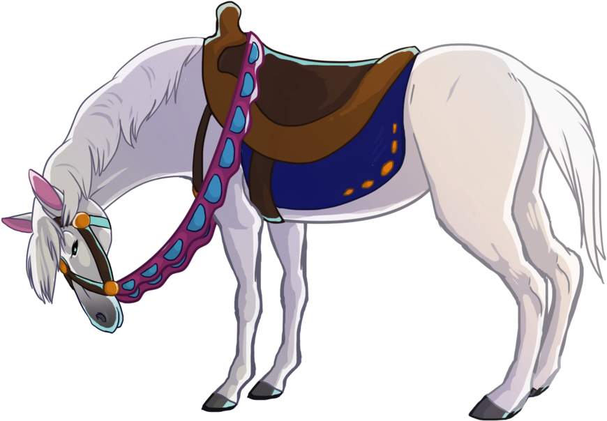 Prince Charming On Horse - Horse (900x643)