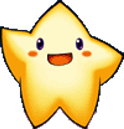Starfy With His Right Hand Up - Cartoon Aliens (480x480)