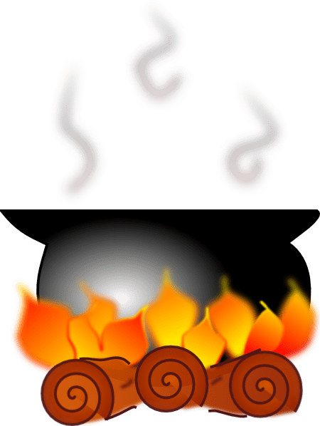 Boiling Pot Clip Art (450x598)