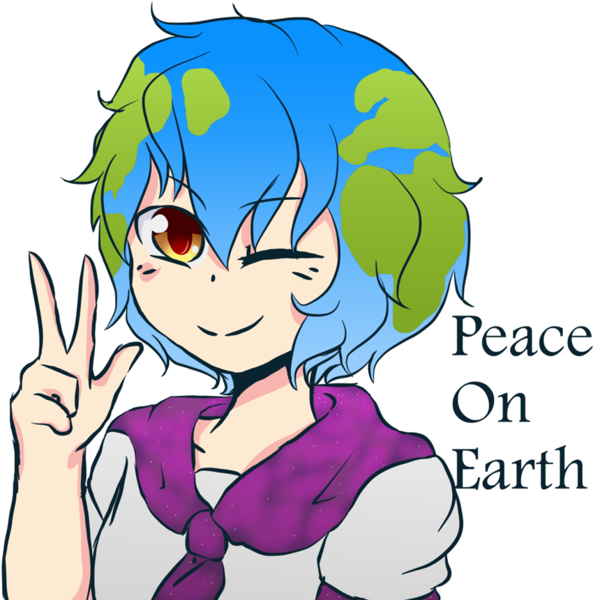Earth-chan By Fanfanfanfanfan78 - Digital Art (912x876)