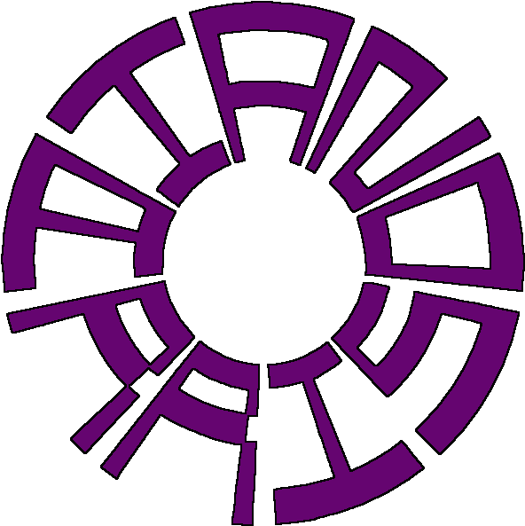 Ian, The Lefty, Traced His Left Hand - Circle (600x600)