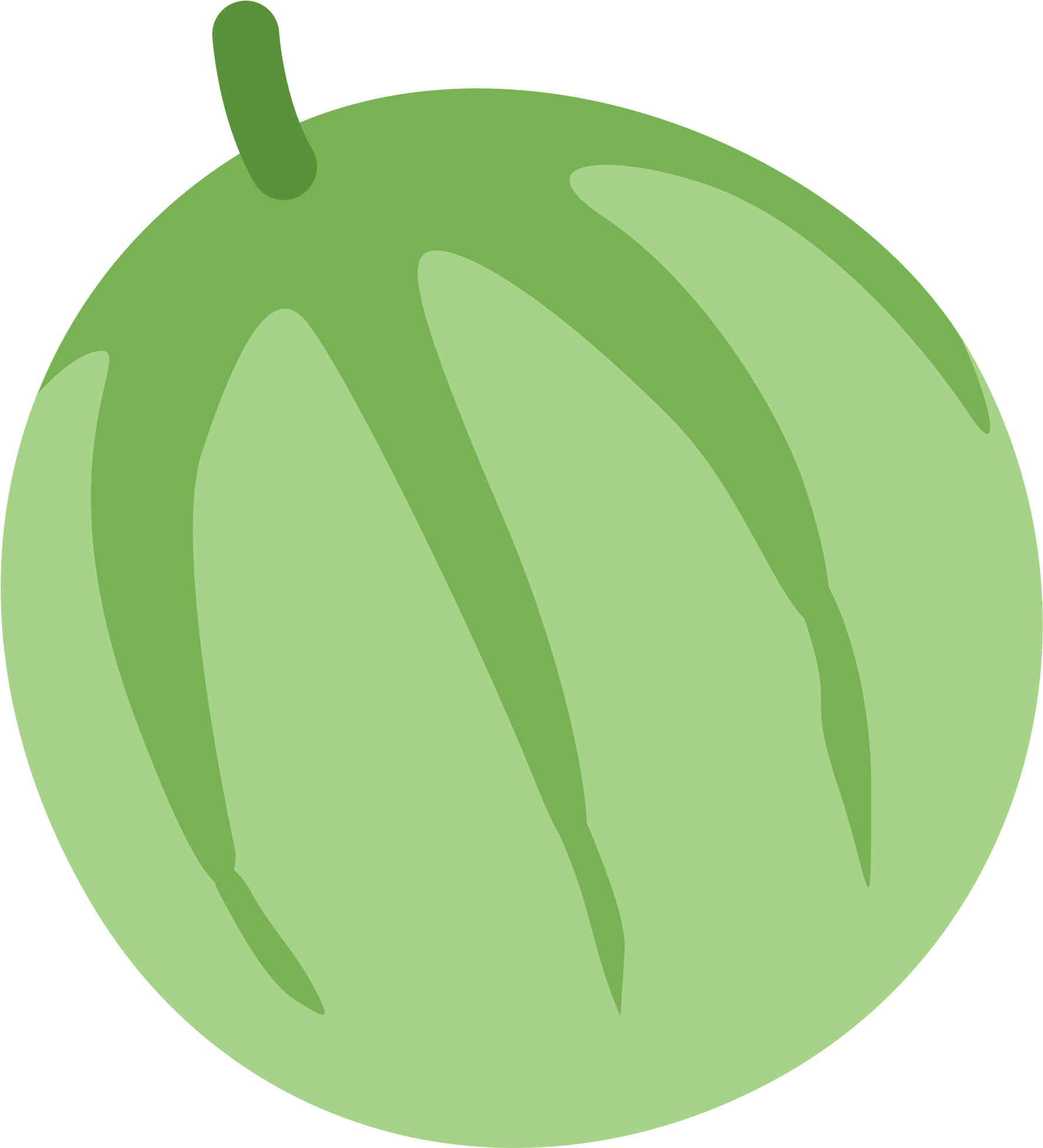 Melon, Fruit, Emoj, Symbol, Food Icon - Melon Emoji (2048x2048)