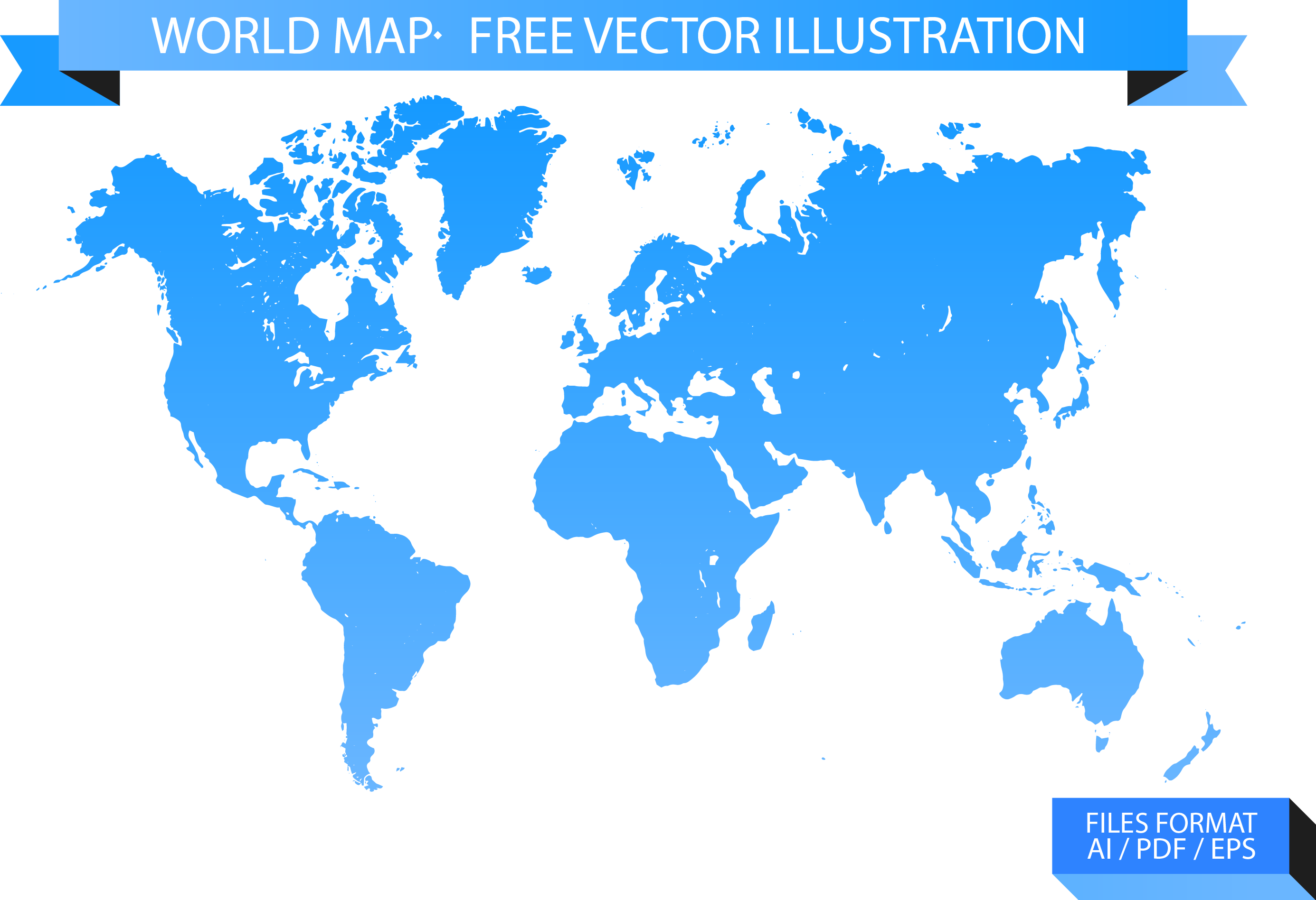 World Map Globe - World Map Vector Png (2771x1897)