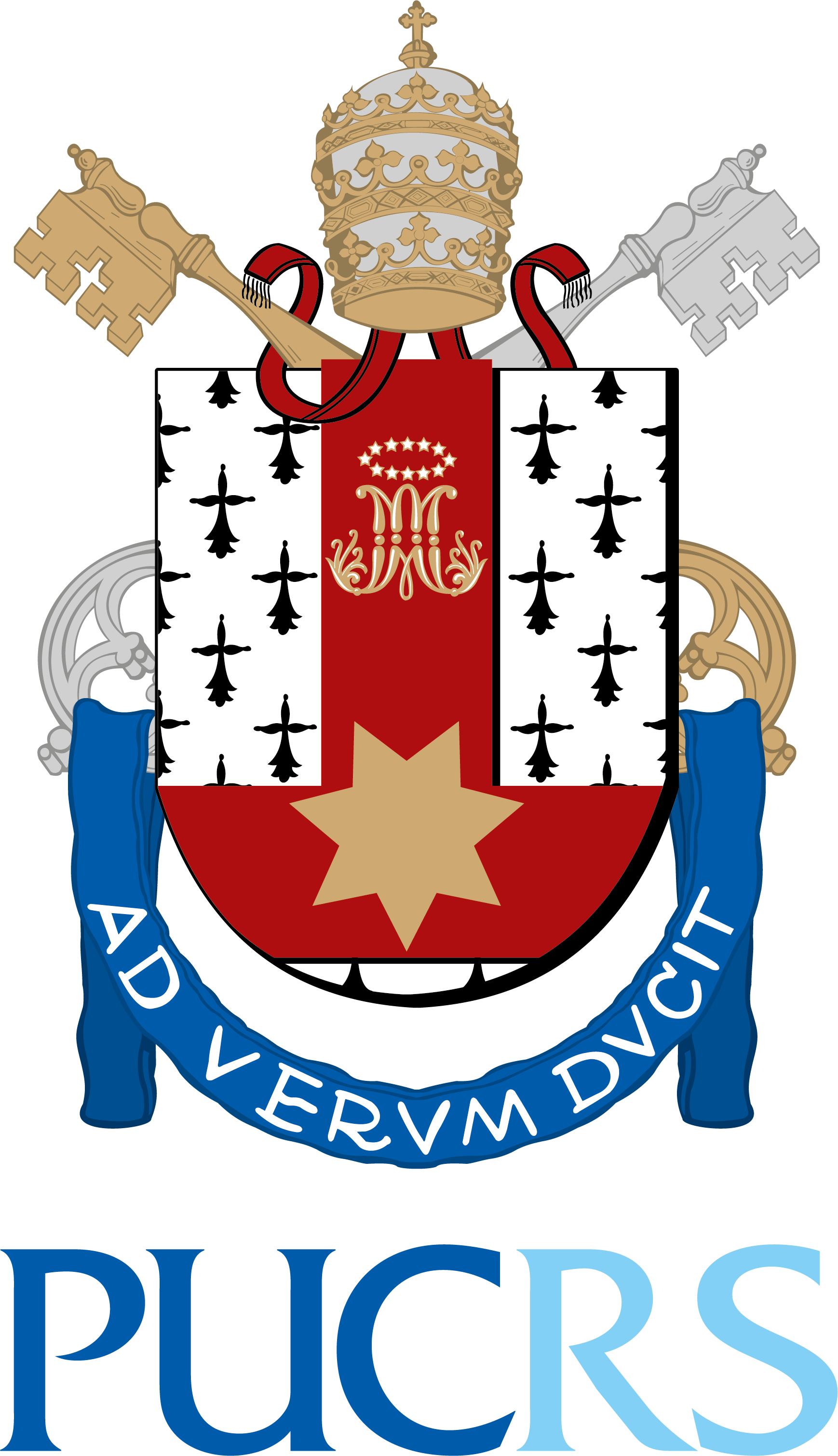 Brasão - Pontifical Catholic University Of Rio Grande Do Sul (1738x3020)