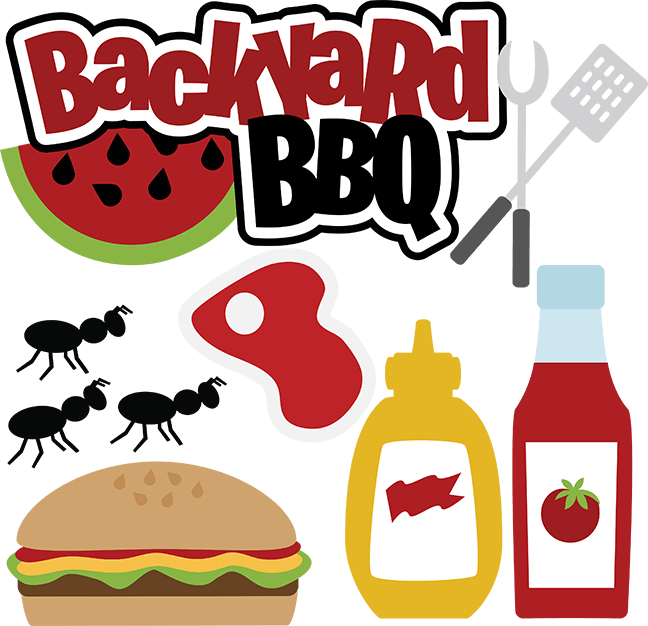 Backyard Barbecue Clipart (648x626)