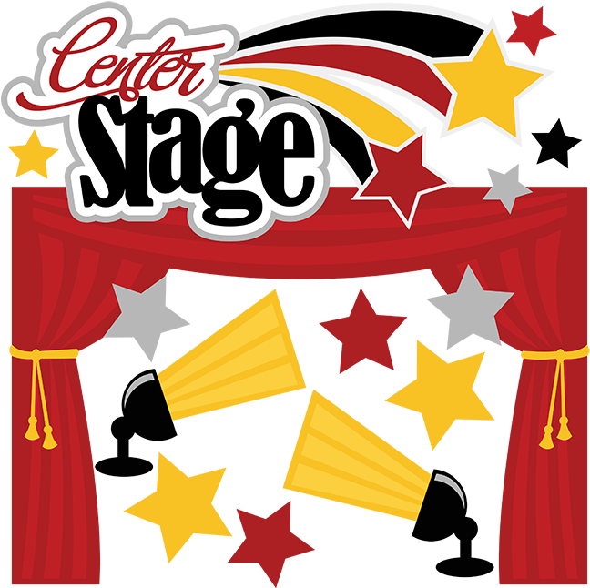 Center Stage Svg Scrapbook Collection Performance Svg - Stage Performance Clipart (648x653)