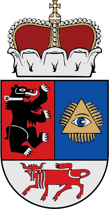 Coat Of Arms Of Šiauliai Grand - Siauliai Coat Of Arms (388x729)