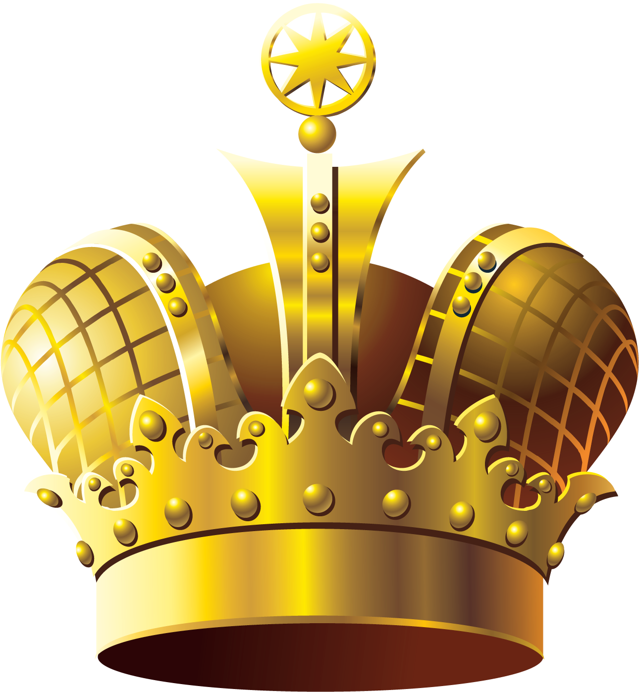 Golden Crown Png Clipart - Need Image Of Golden Crown (1400x1472)