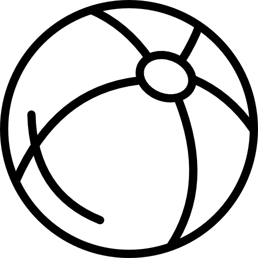 Beach Ball Free Icon - Ball In The Family (512x512)