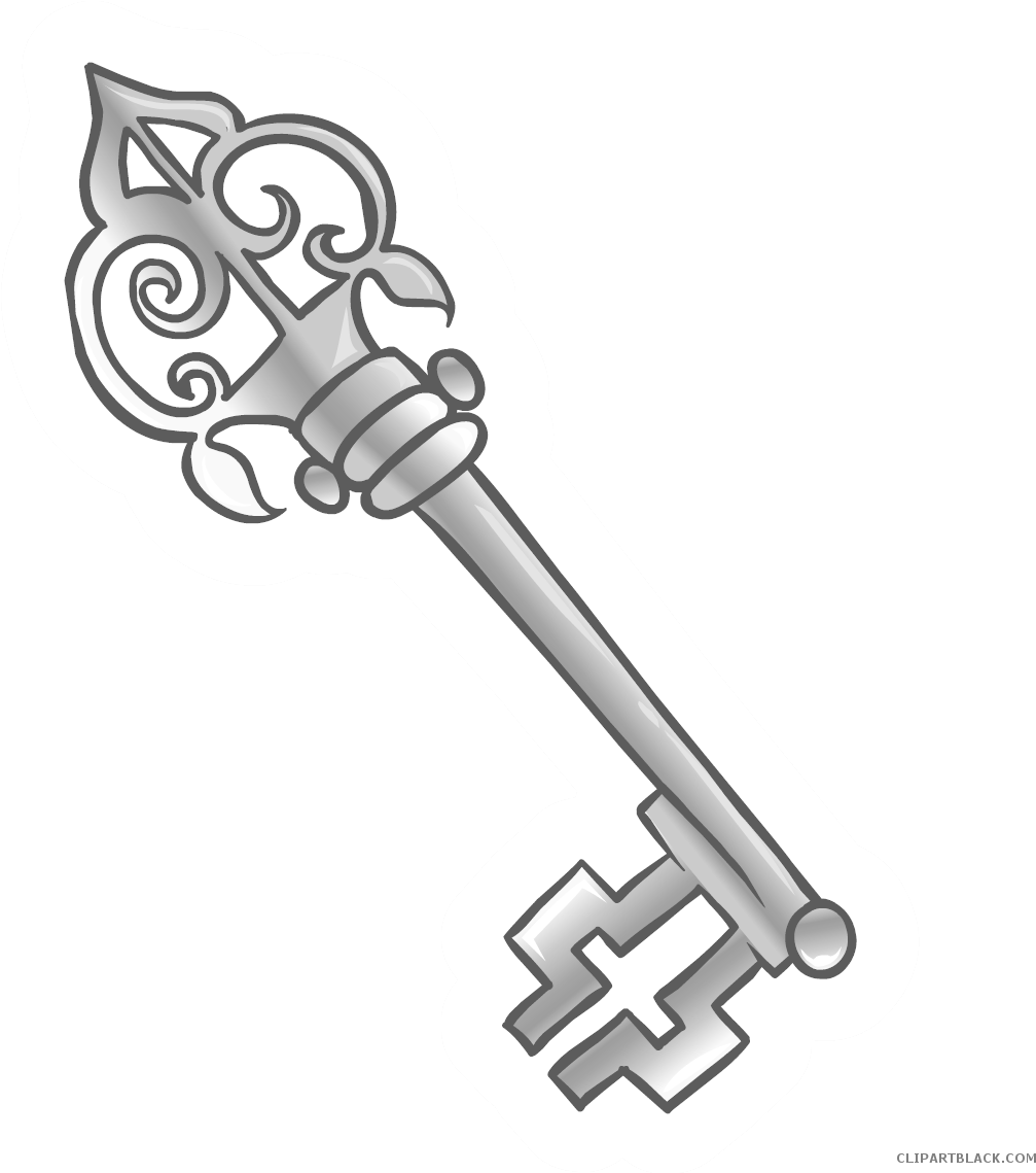 Old Key Tools Free Black White Clipart Images Clipartblack - Iconos De Llave En Png (1138x1138)