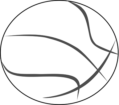 Basketball Volleyball Ball Ball Sports Bla - Basketball Logo White Png (386x340)