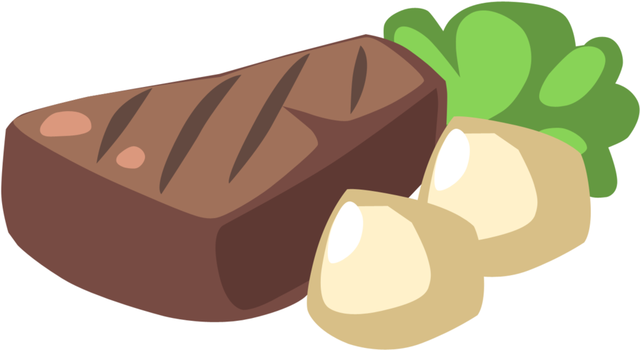 Grilled Rump Steak By Kieraelise - Steak Vector Png (1000x800)