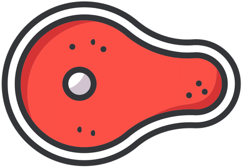 Steak Stroke Icon Transparent Png - Steak (512x512)