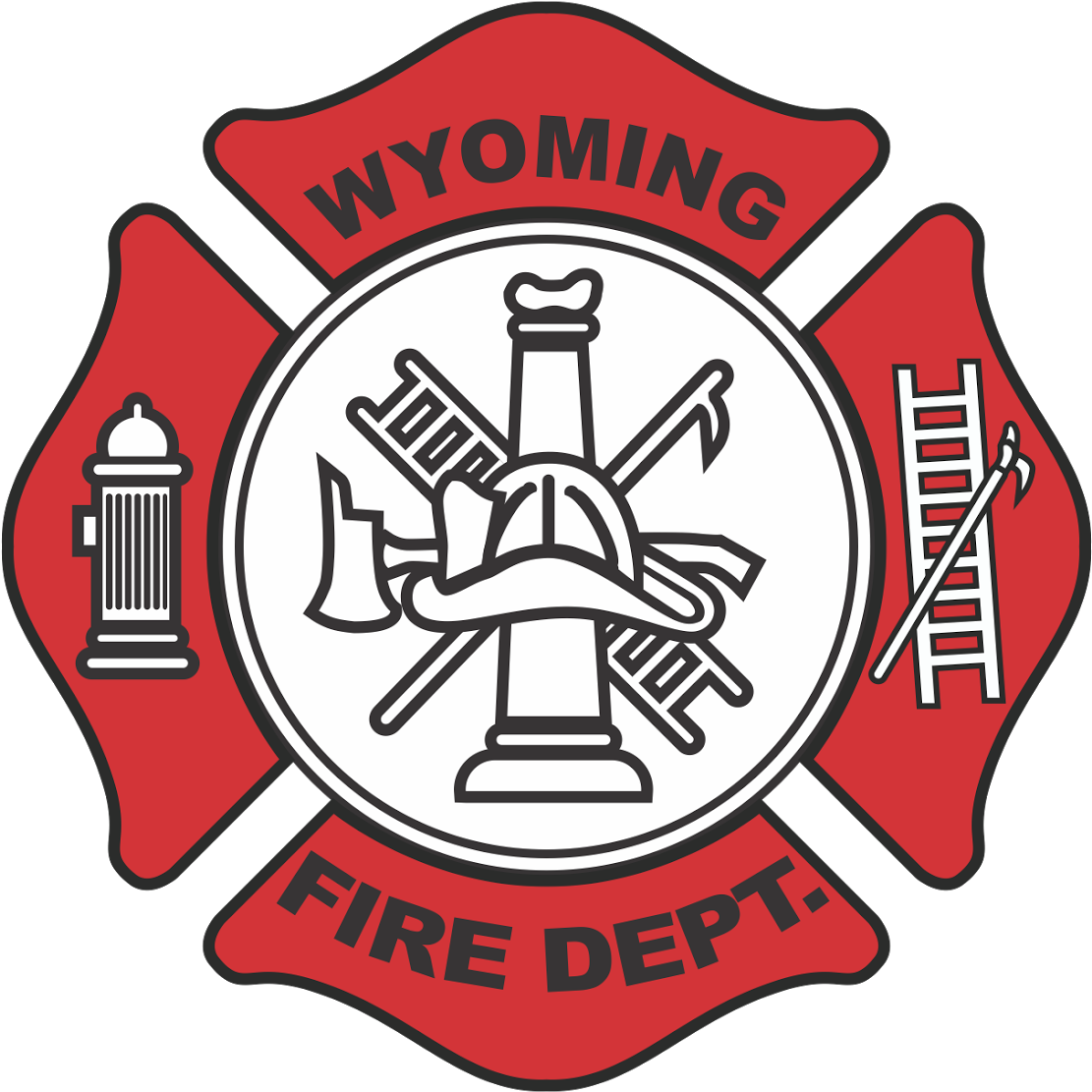 Wyoming Fire Department Logo Vector ~ Format Cdr, Ai, - Michigan Professional Fire Fighters Union (1600x1136)