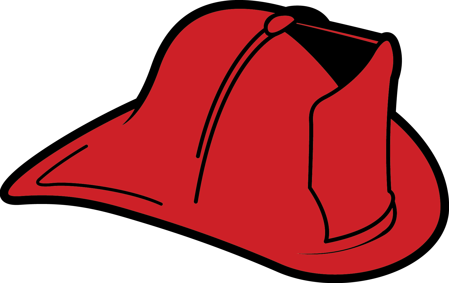 Fireman Hat Drawing Kids Coloring - Fire Helmet Clip Art (1786x1125)