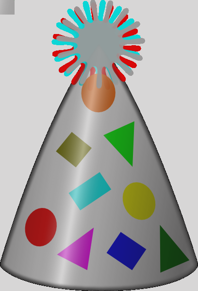 Birthday Hat Png (408x599)
