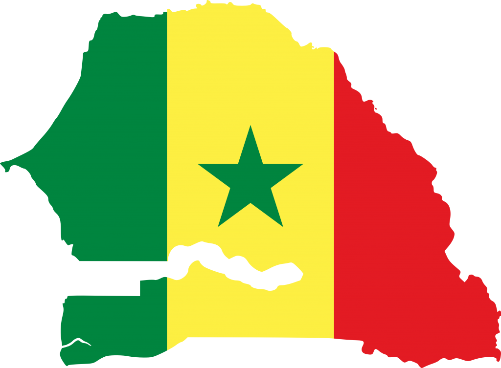 Miss Teen Africa Senegal - Senegal Flag Map (1024x753)