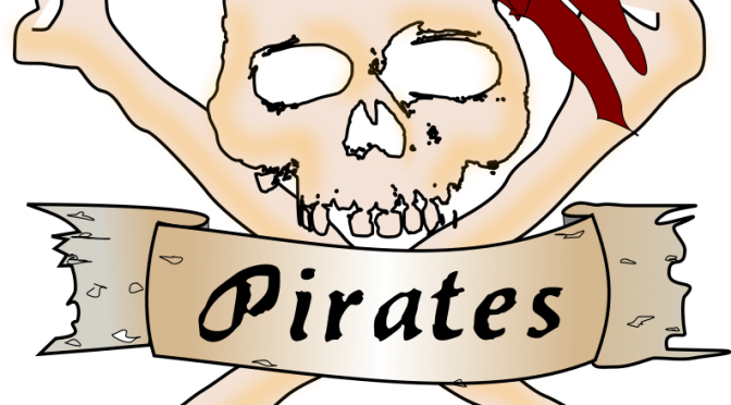 Friday Morning Focus Show - Pirates Skull And Crossbones Tile Coaster (672x372)